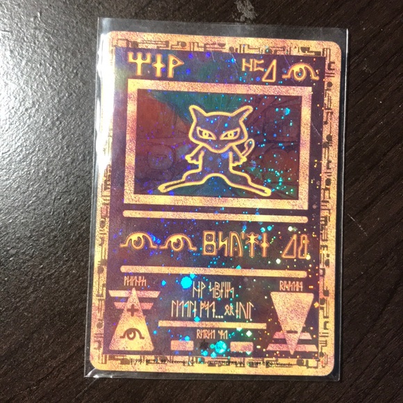 Super Rare One Of A Kind Ancient Mew Pokemon Card Nwt